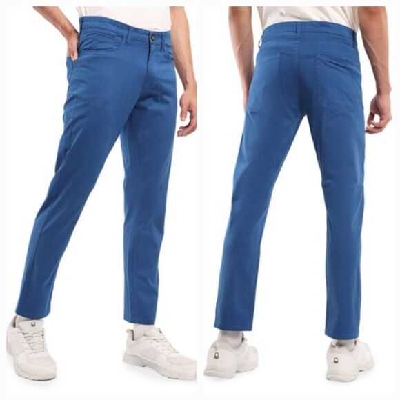 🔸️NWT Across the Pond Blue Stretch Slim Fit Pants Size 30x30 - Picture 1 of 9